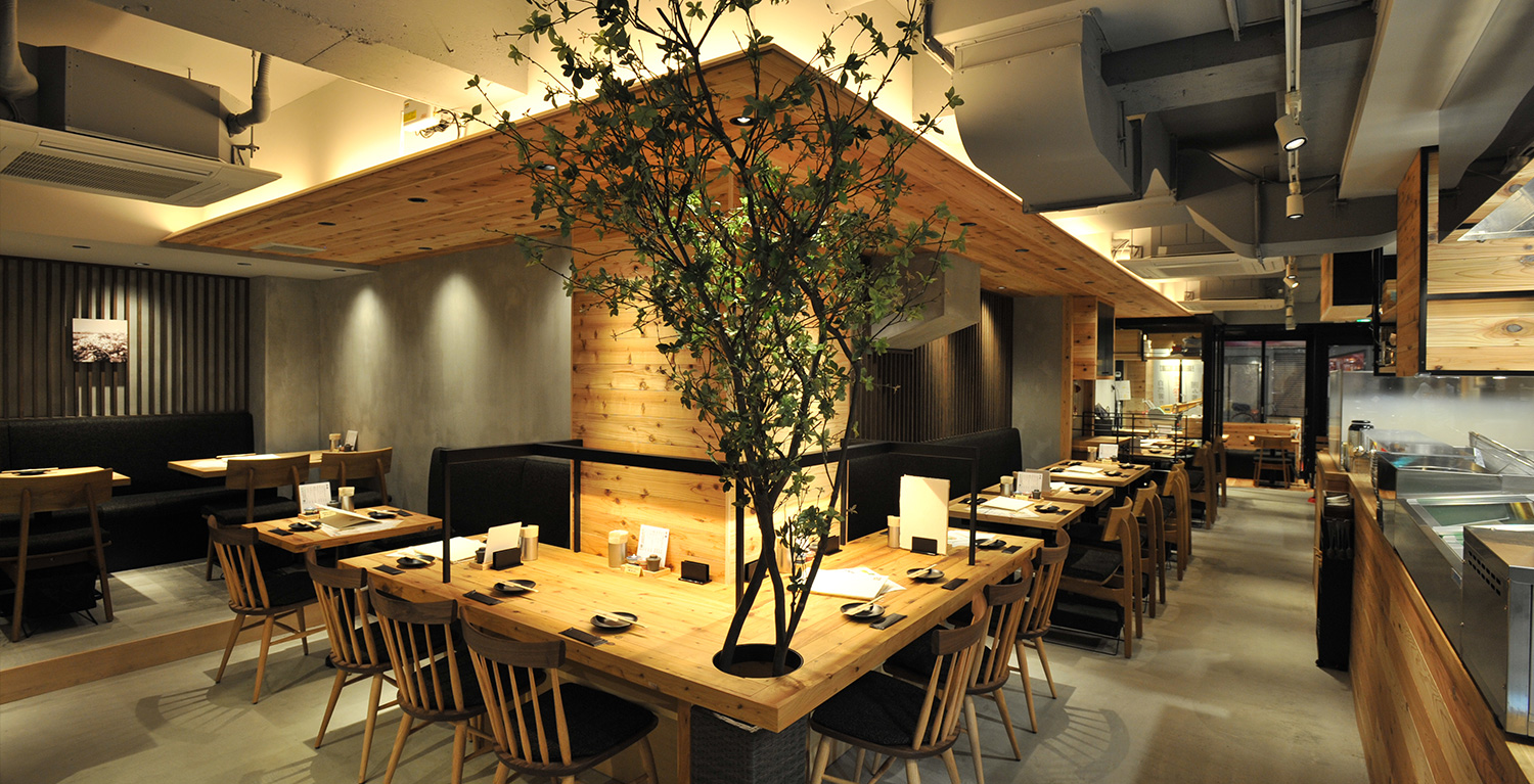 じねんじょ庵の空間 武蔵小杉店の空間