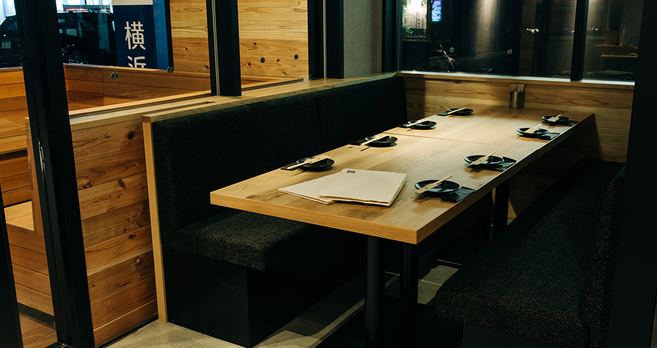 じねんじょ庵あざみ野店の空間